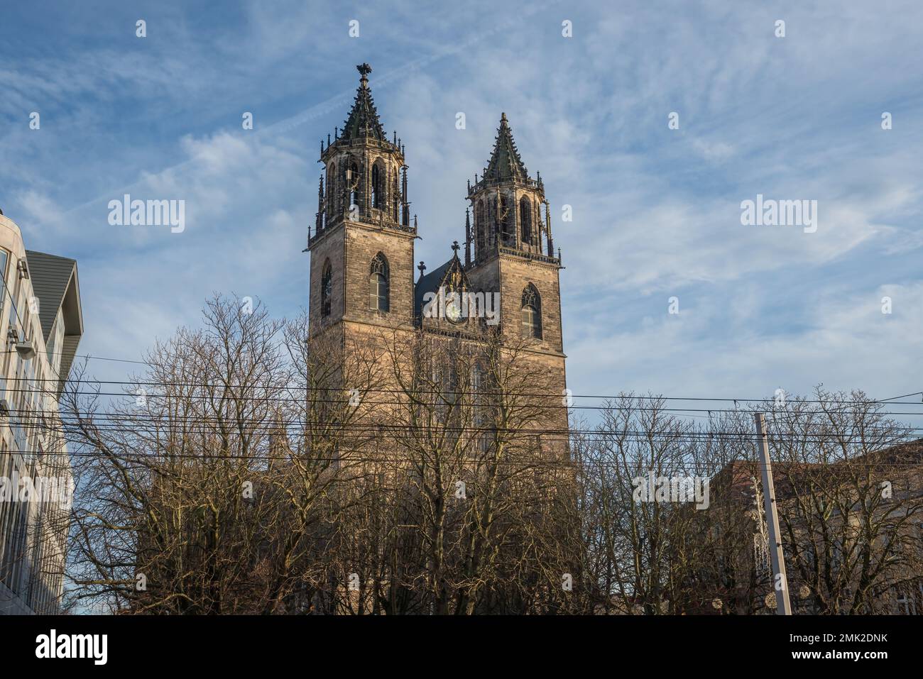 Cathédrale de Magdebourg - Magdebourg, Saxe-Anhalt, Allemagne Banque D'Images