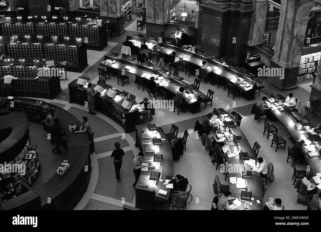 Bibliothèque du Congrès, Washington D.C., États-Unis, 1970 Banque D'Images
