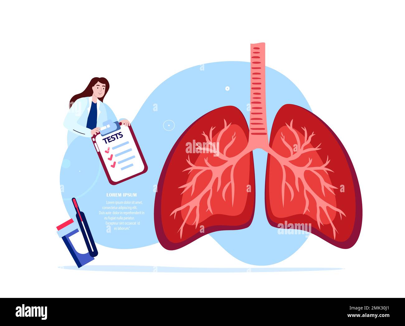 Médecins pulmonologieistes chercheur,guérir,recherche poumons,trachée,bronchi.Analyze Respiratory System.Medical Hospital Staff consultation.CO Banque D'Images