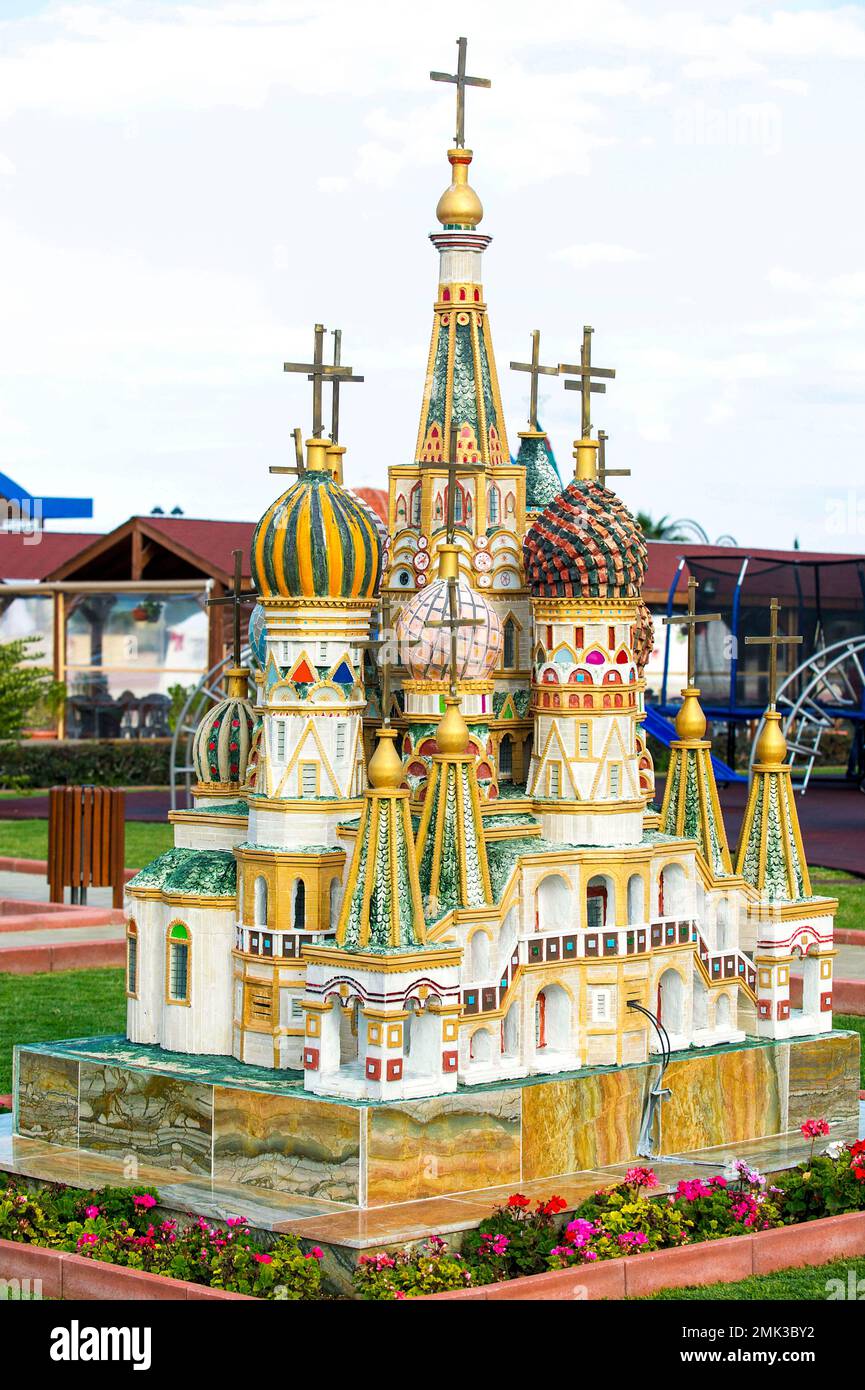 Modèle de la cathédrale russe près d'Episfopeio Banque D'Images