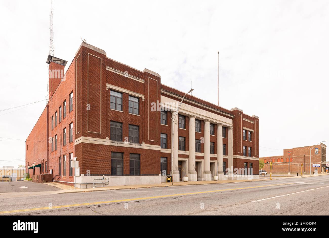 Muskogee, Oklahoma, Etats-Unis - 16 octobre 2022 : le bâtiment municipal Muskogee Banque D'Images