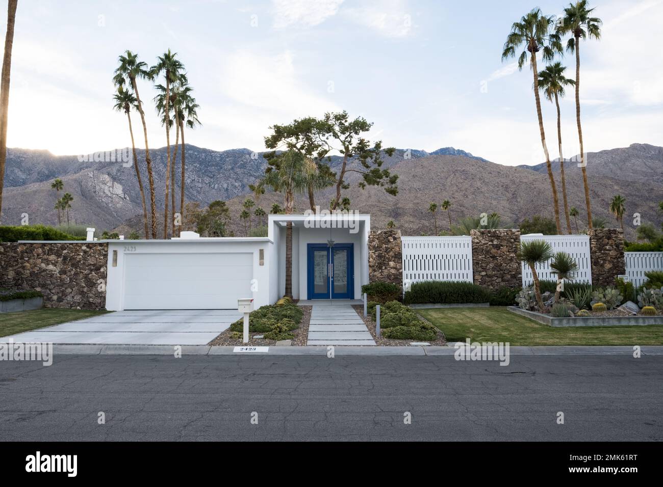 Palm Springs, États-Unis. 11th novembre 2022. Une des célèbres maisons du milieu du siècle de Palm Springs. Banque D'Images