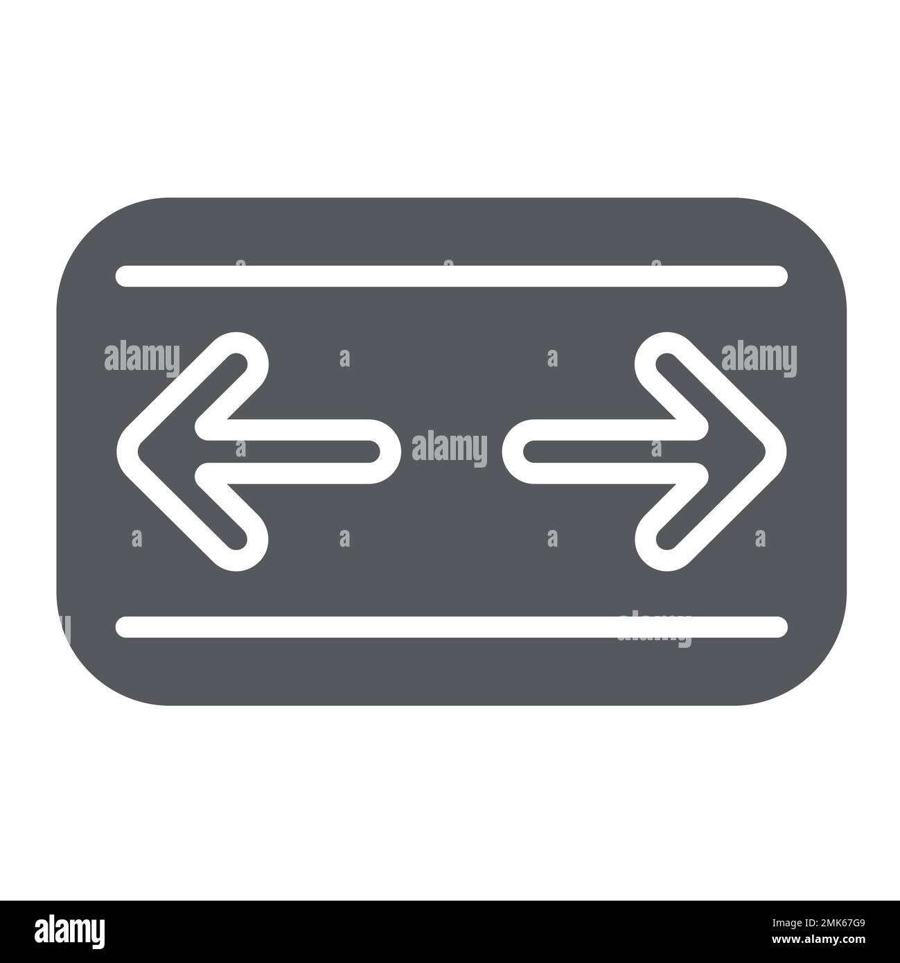 Icône de glyphe de clignotants de voiture, auto et panneau, panneau de tableau de bord, graphiques vectoriels, un motif Uni sur fond blanc, eps 10. Illustration de Vecteur