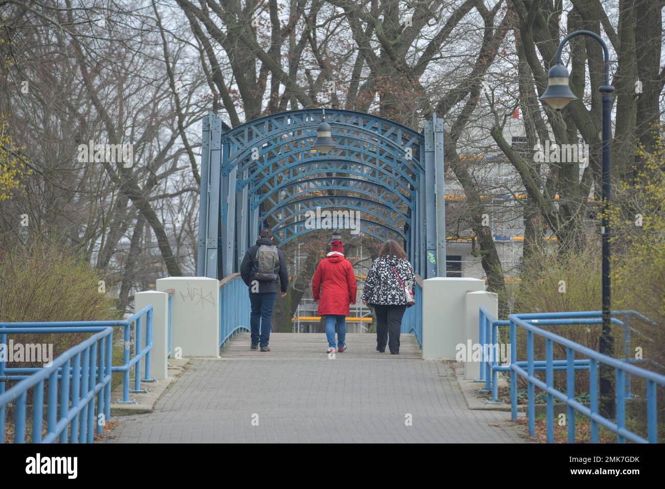 Pont Havel, Louise-Henriette-Steg, Oranienburg, Comté d'Oberhavel, Brandebourg, Allemagne Banque D'Images