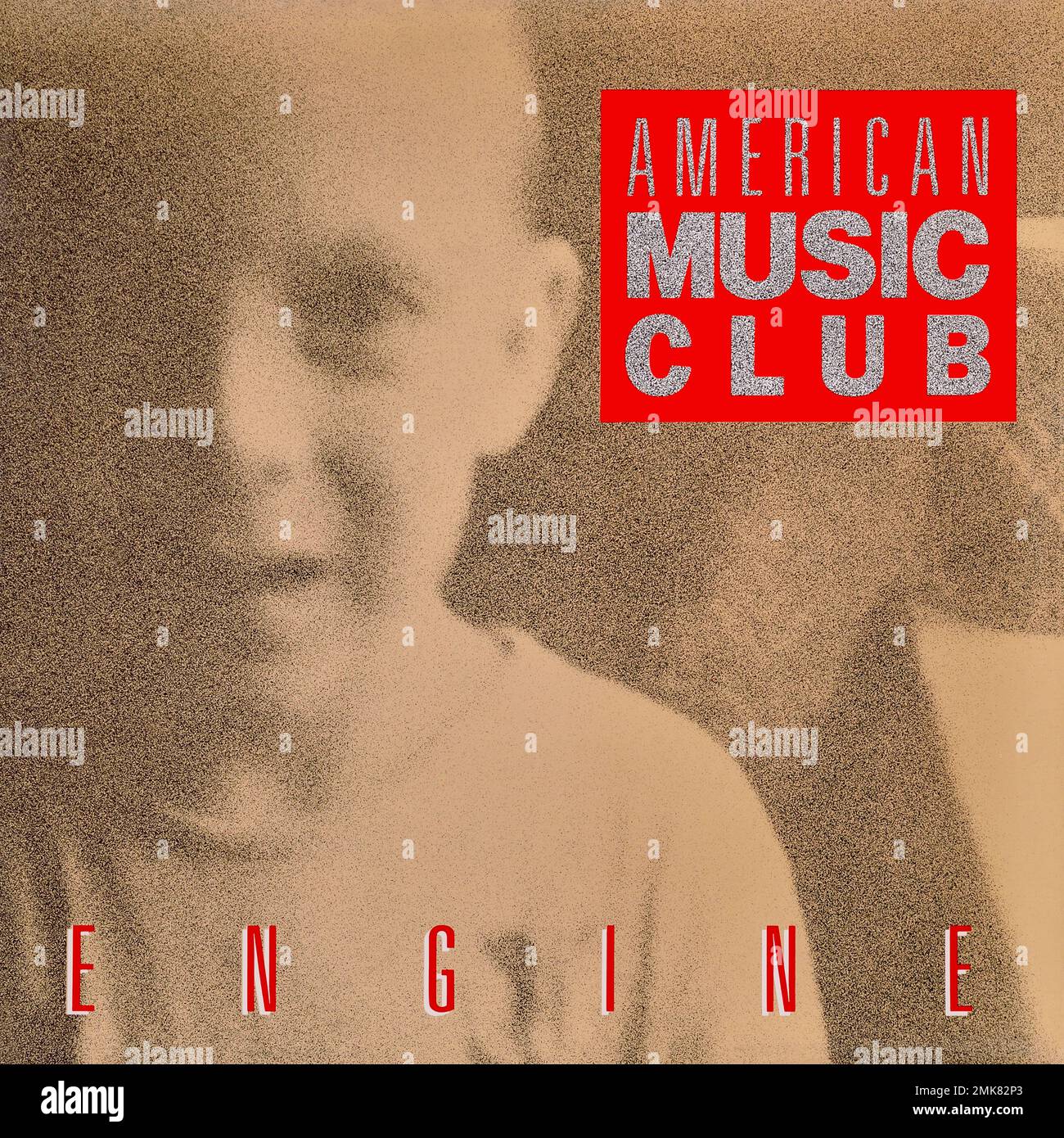 American Music Club - couverture originale de l'album en vinyle - Engine - 1987 Banque D'Images