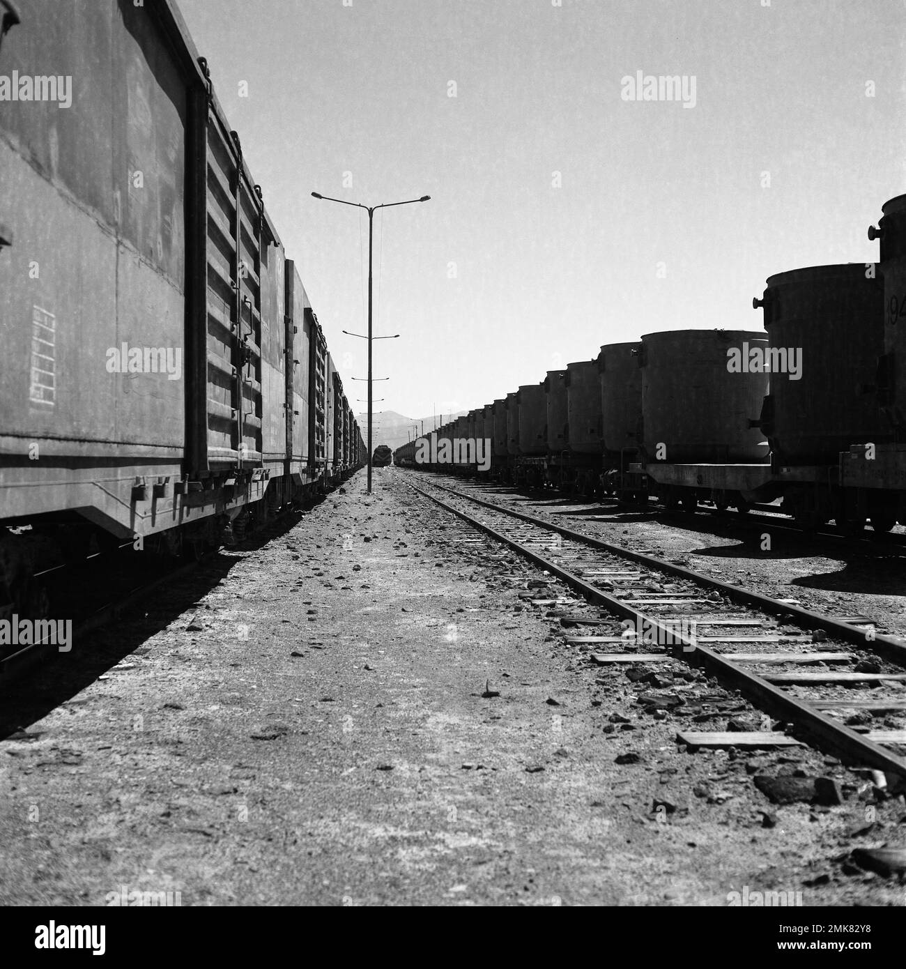 Bolivie Uyuni chemin de fer cimetière aventure excursion Atacama Desert plateau Banque D'Images