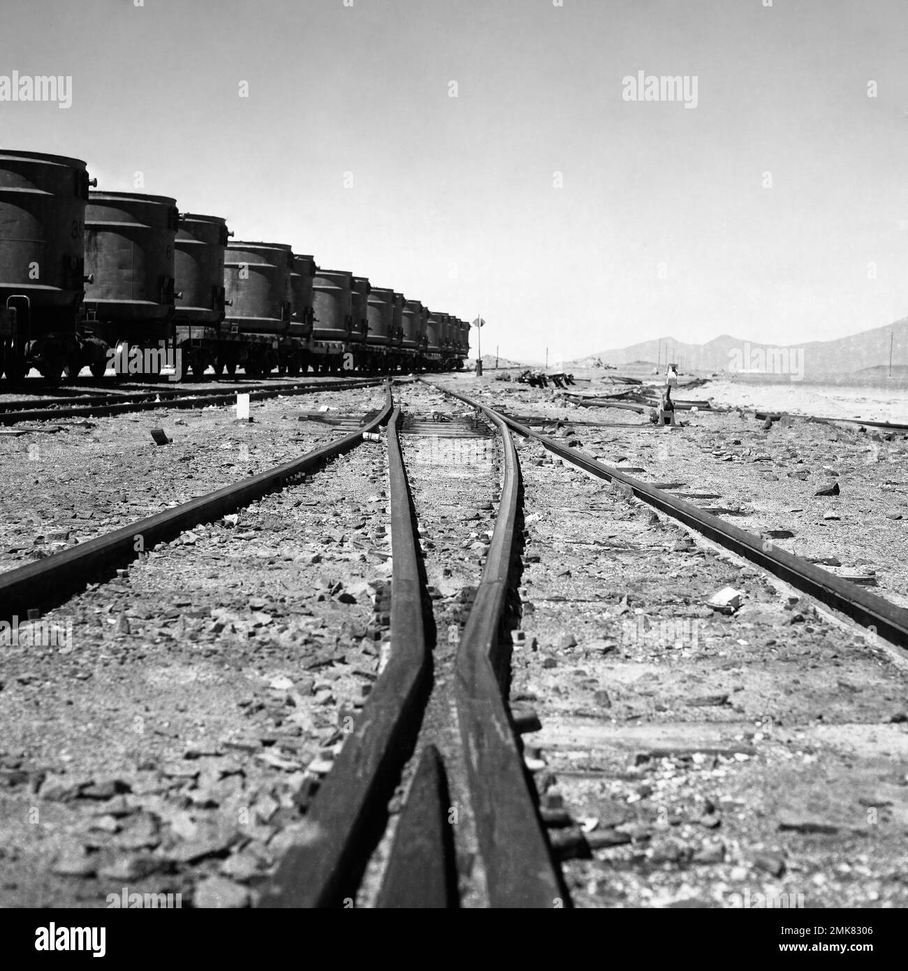 Bolivie Uyuni chemin de fer cimetière aventure excursion Atacama Desert plateau Banque D'Images