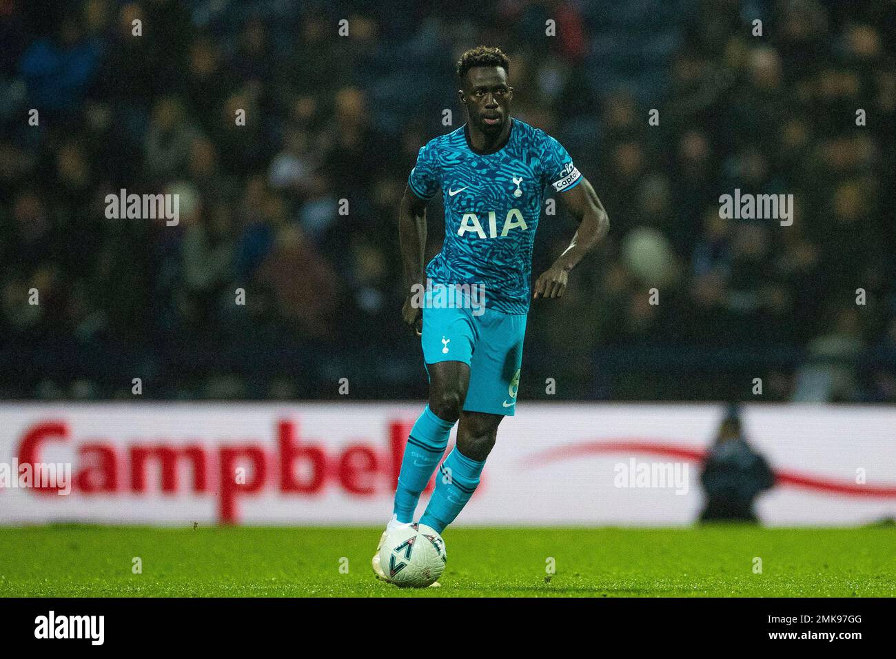 Preston, Royaume-Uni. 28th janvier 2023Davinson Sánchez #6 de Tottenham Hotspur lors du match rond de la coupe FA 4th entre Preston North End et Tottenham Hotspur à Deepdale, Preston, le samedi 28th janvier 2023. (Crédit : Mike Morese | MI News) crédit : MI News & Sport /Alay Live News Banque D'Images