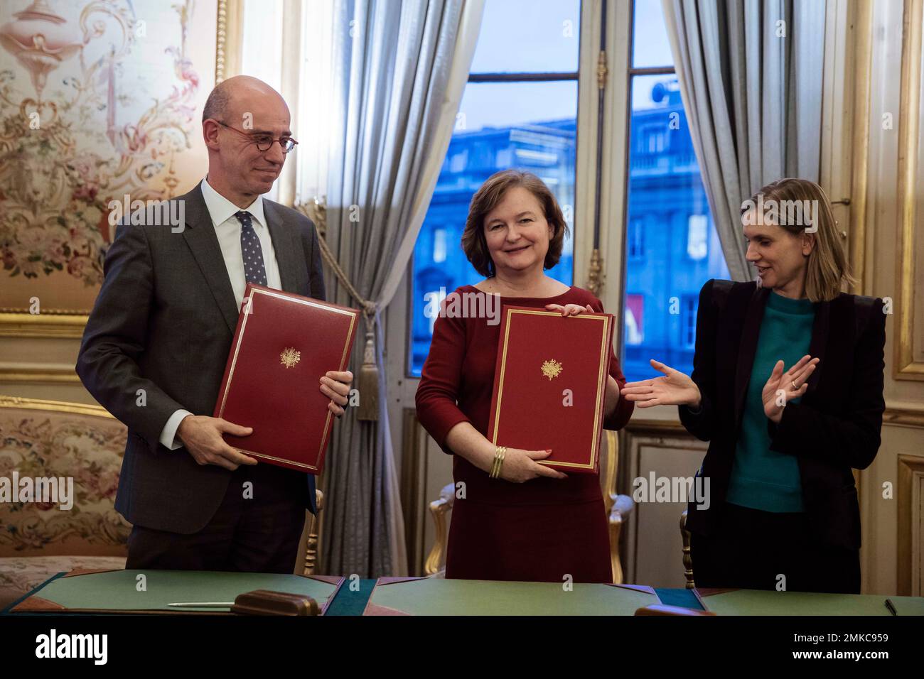 From left, Interim Chairperson of the European Banking Authority, Jo