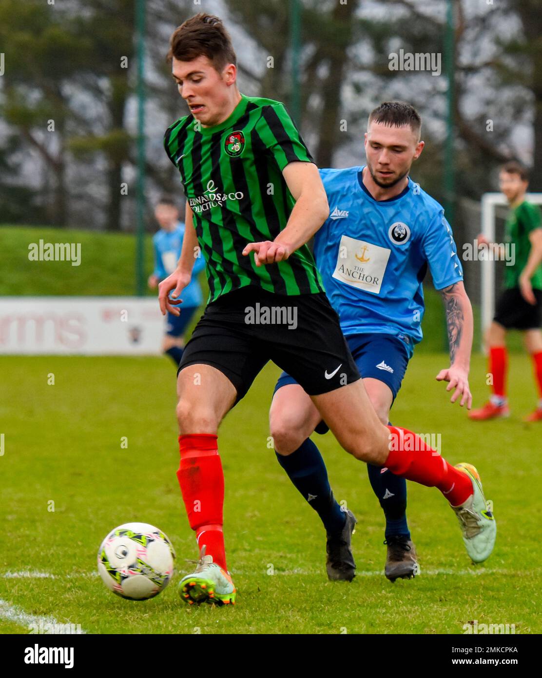 PSNI FC contre Portstewart FC, Lough 41 Premier Intermediate League, samedi 28th janvier 2023, The Dub, Belfast, Irlande du Nord Banque D'Images