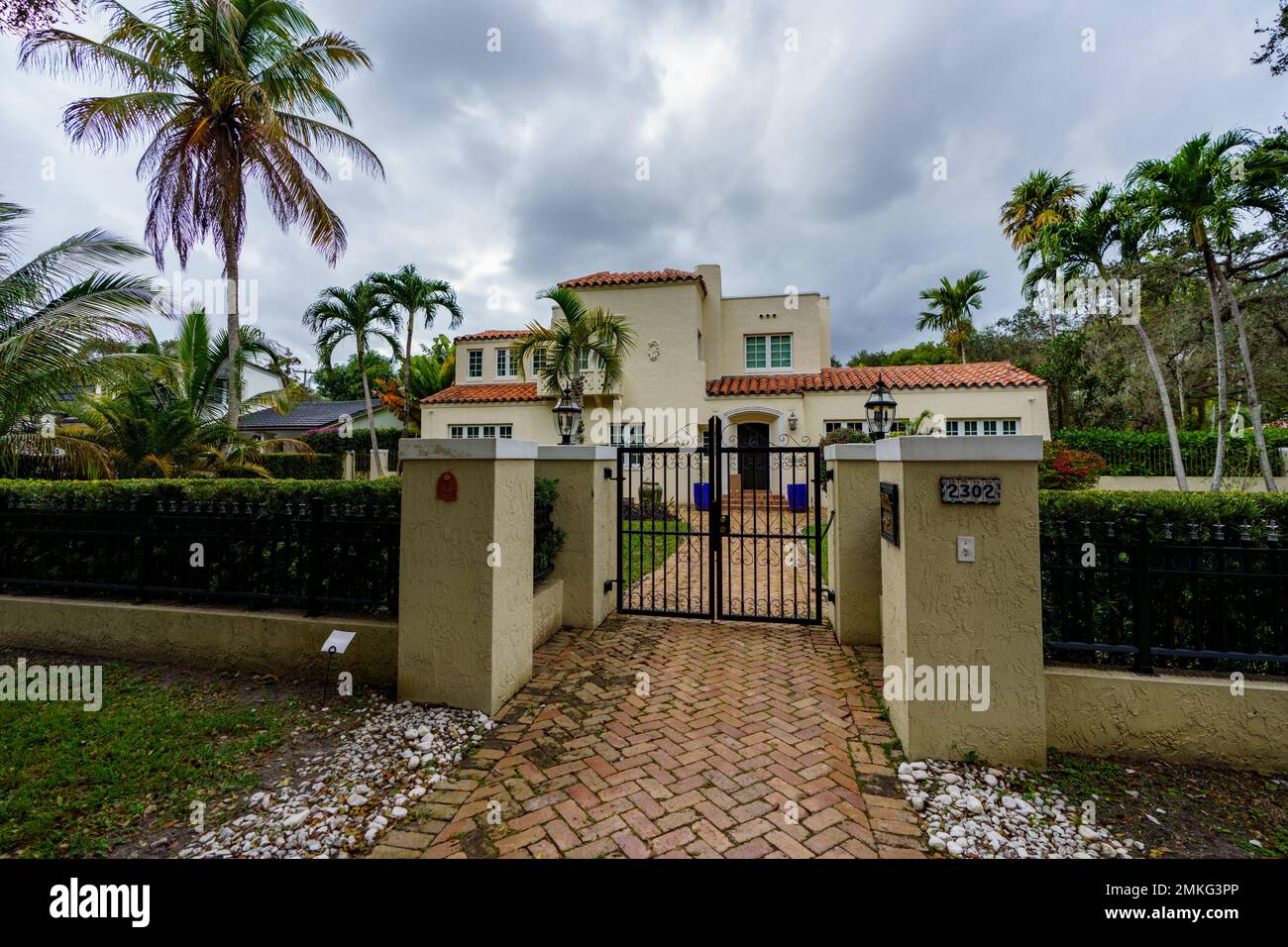 Coral Gables, FL, EtatsUnis 28 janvier 2023 photo d'une maison