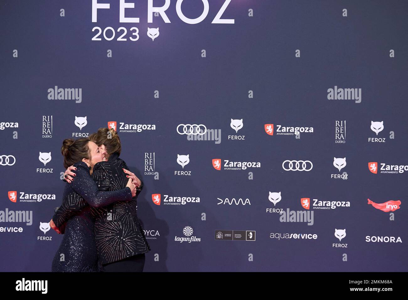 Itziar Ituno, Emma Suarez assiste aux Feroz Awards 2023 - tapis rouge à l'Auditorium sur 28 janvier 2023 à Saragosse, Espagne. Photo par ABACAPRESS.COM Banque D'Images