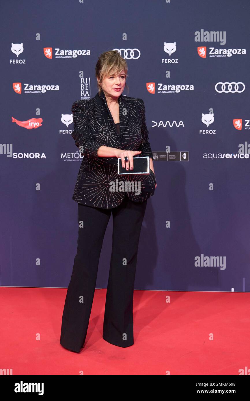 Emma Suarez assiste aux Feroz Awards 2023 - tapis rouge à l'Auditorium de 28 janvier 2023 à Saragosse, Espagne. Photo par ABACAPRESS.COM Banque D'Images