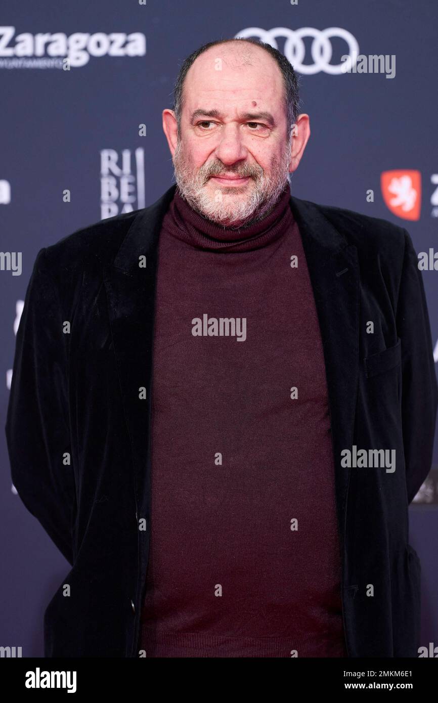 Karra Elejalde assiste aux Feroz Awards 2023 - tapis rouge à l'Auditorium de 28 janvier 2023 à Saragosse, Espagne. Photo par ABACAPRESS.COM Banque D'Images