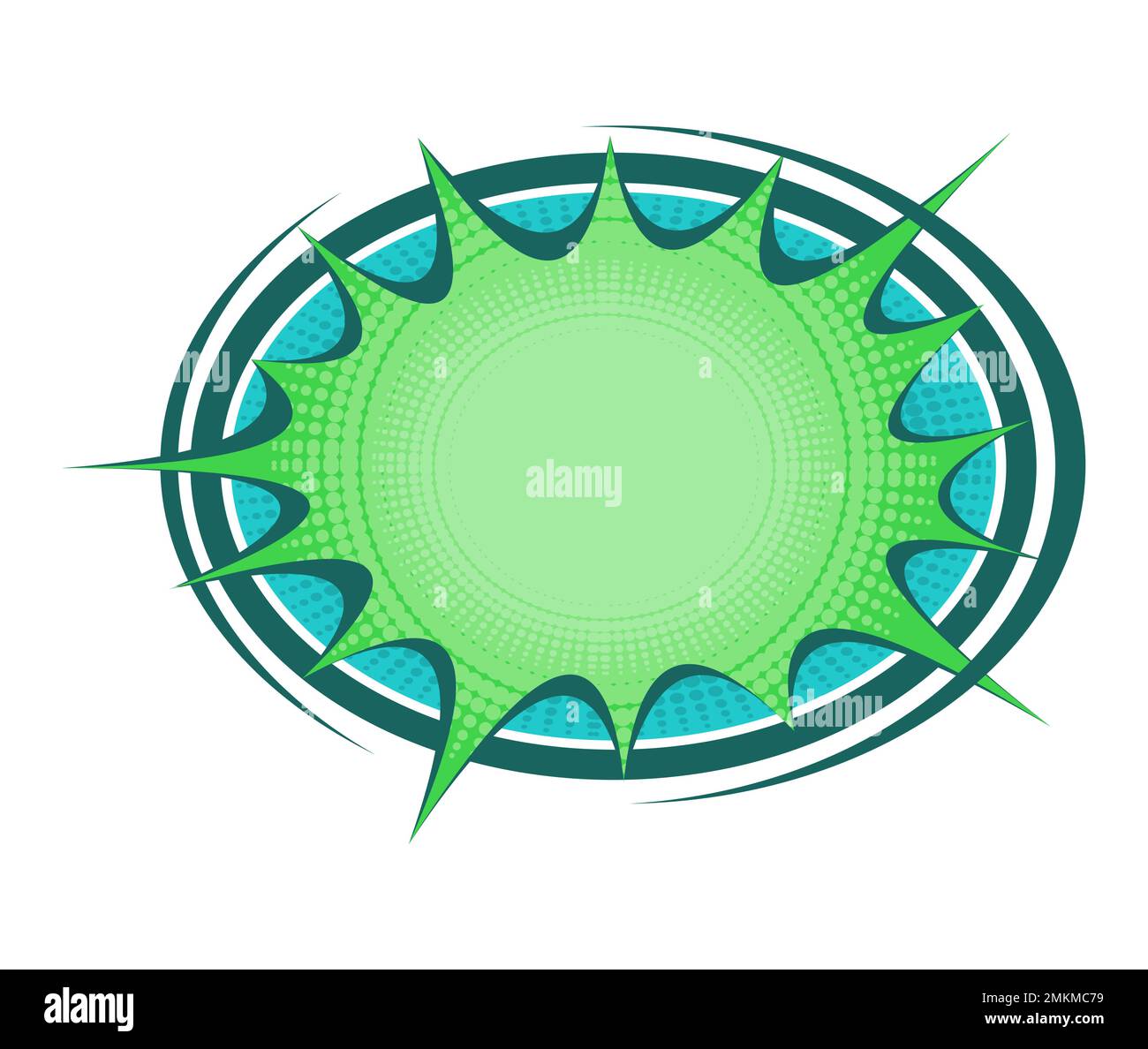 Illustration vectorielle de l'arrière-plan de style graphique à bulles vocales de dessin animé Illustration de Vecteur