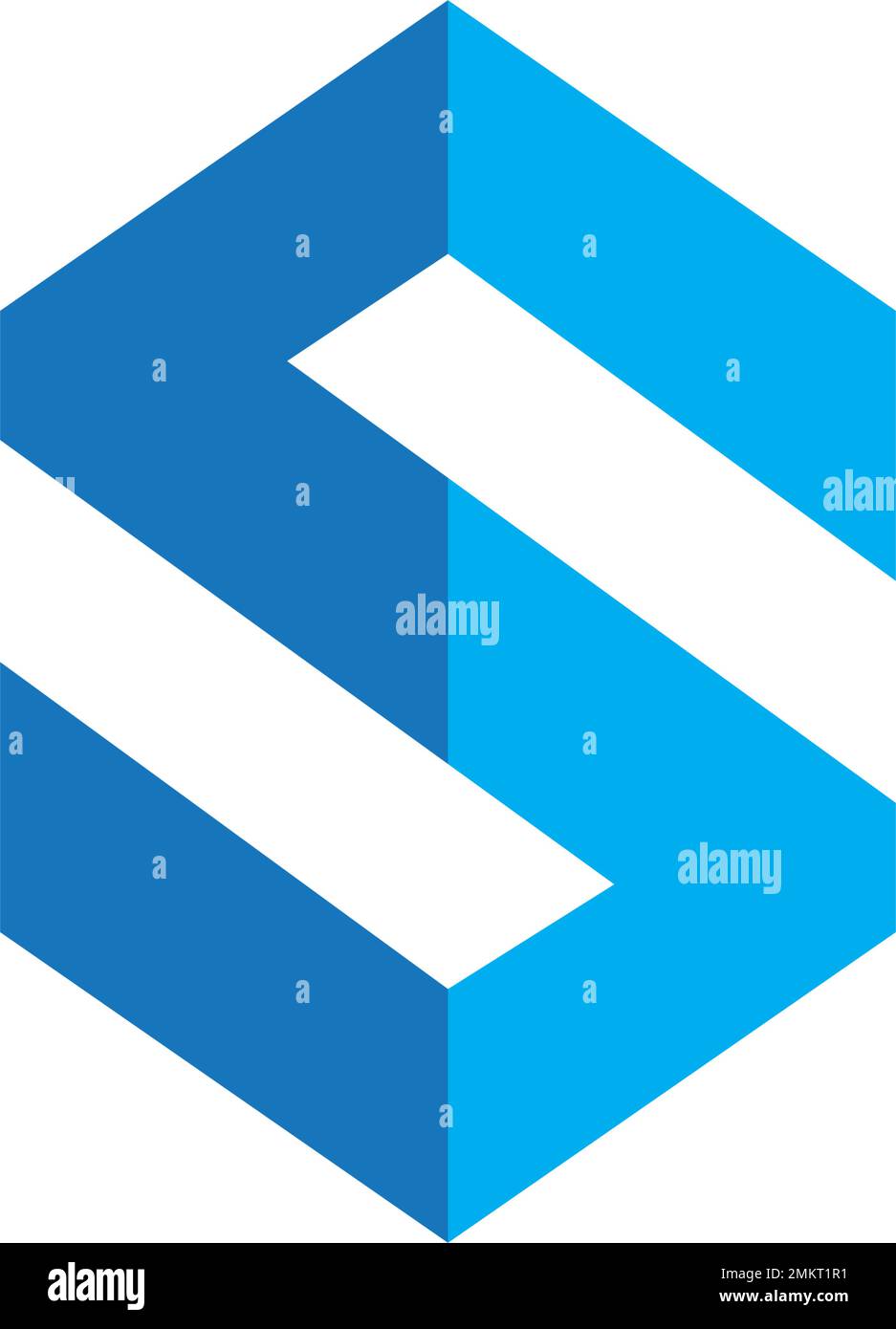 Lettre S . logo vectoriel illustration conception abstraite. Illustration de Vecteur