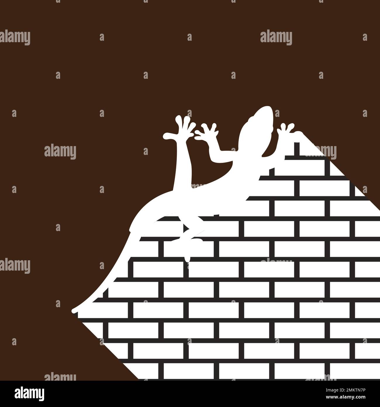 maison lizard vecteur icône illustration conception simple Illustration de Vecteur