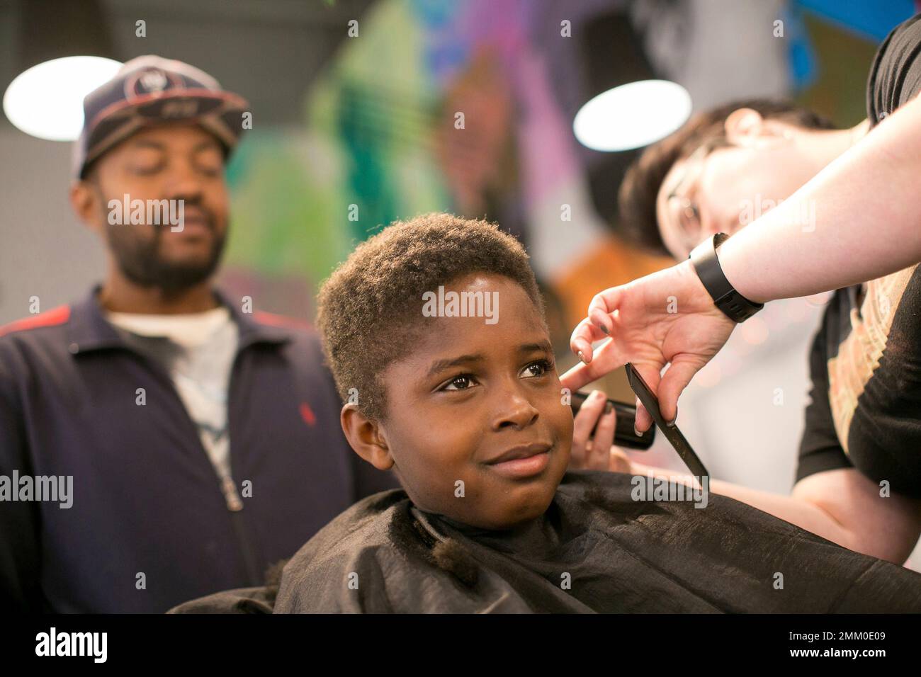 IMAGE DISTRIBUTED FOR DOVE MEN+CARE Temujin Travis looks on while his