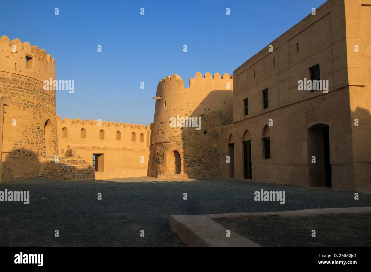 Old Fort, Fujairah, Émirats Arabes Unis Banque D'Images