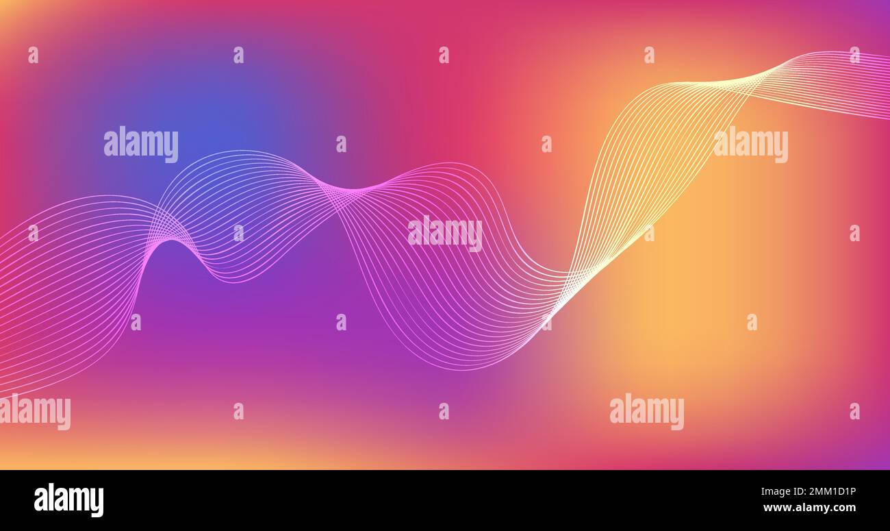 couleur abstraite tendance dégradé 4k arrière-plan Illustration de Vecteur