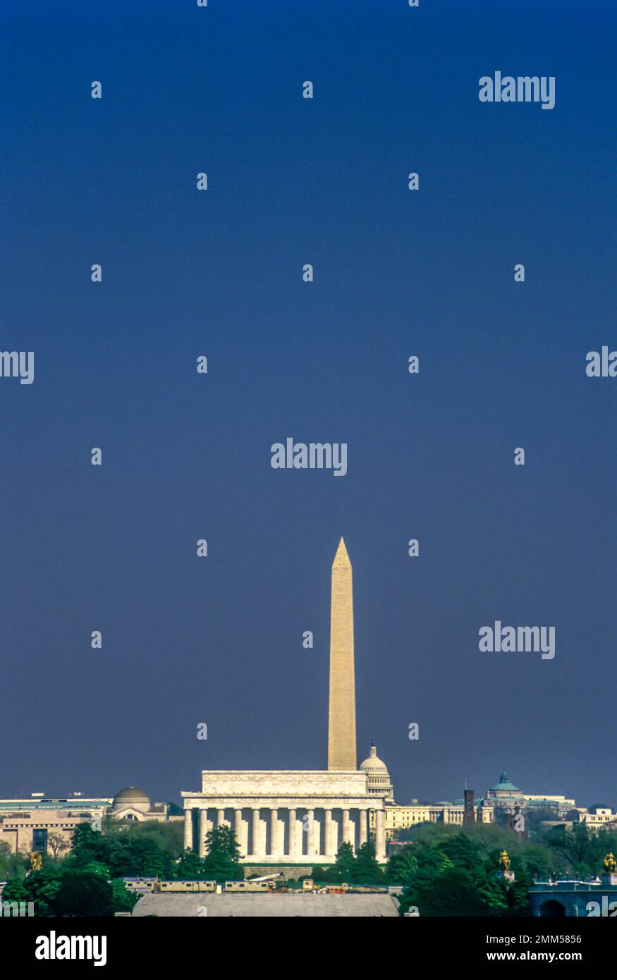 MONUMENTS WASHINGTON DC ETATS-UNIS Banque D'Images