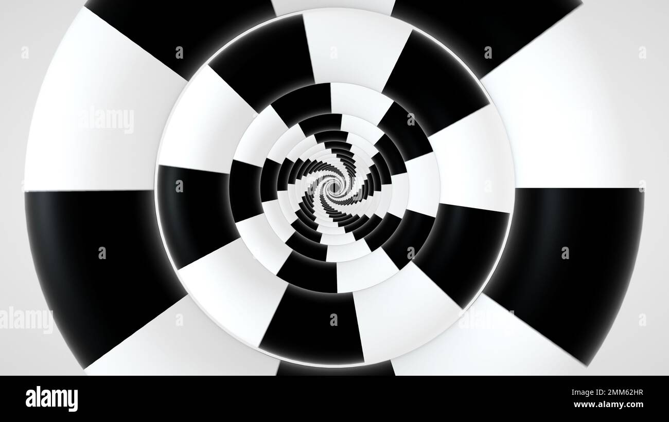 Tunnel optical illusion Banque de photographies et d’images à haute ...