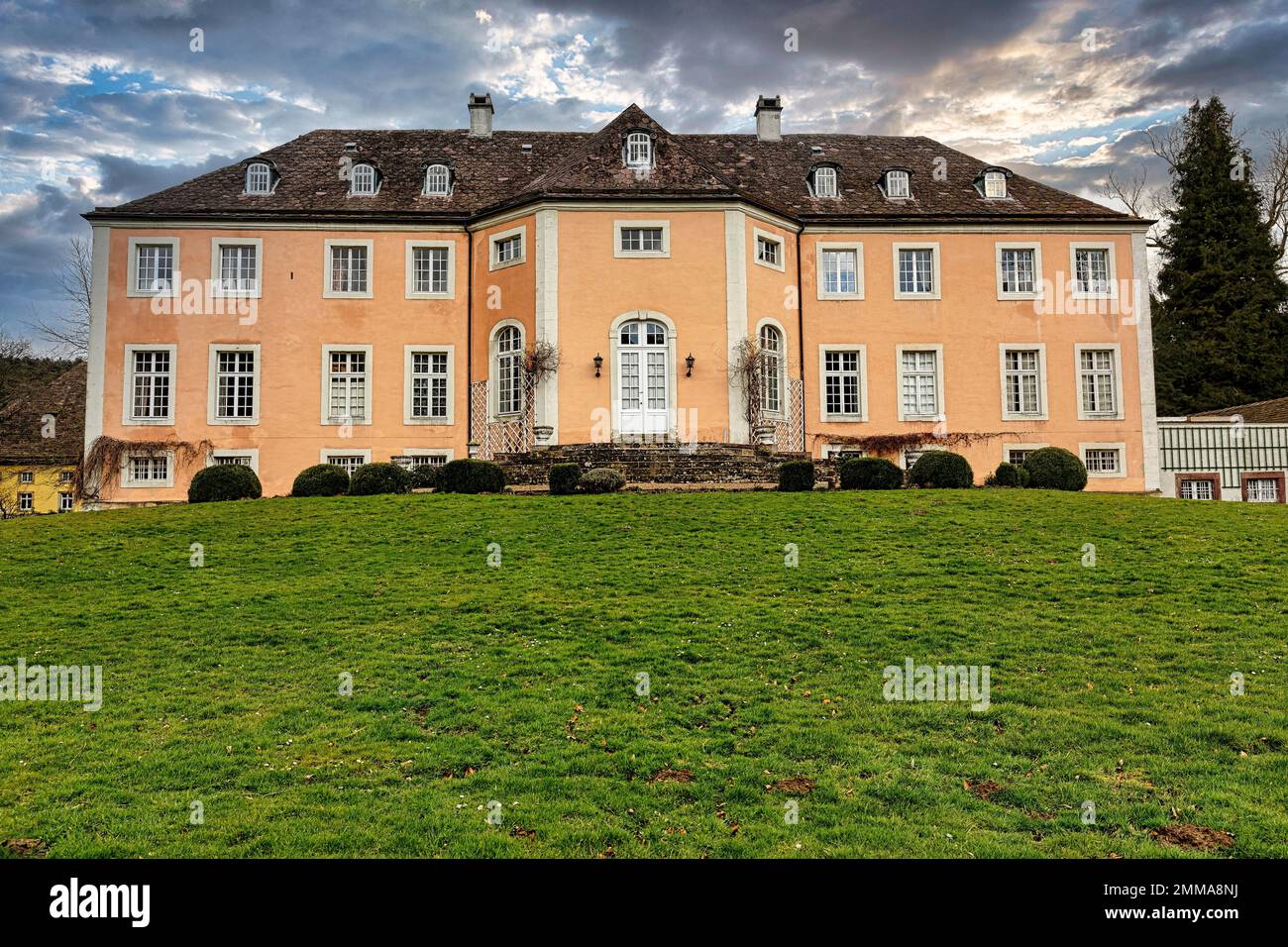 Manoir, Château du Rheder, château baroque, baroque tardif, Brakel, Forêt de Teutoburg Parc naturel des montagnes Egge, Allemagne Banque D'Images