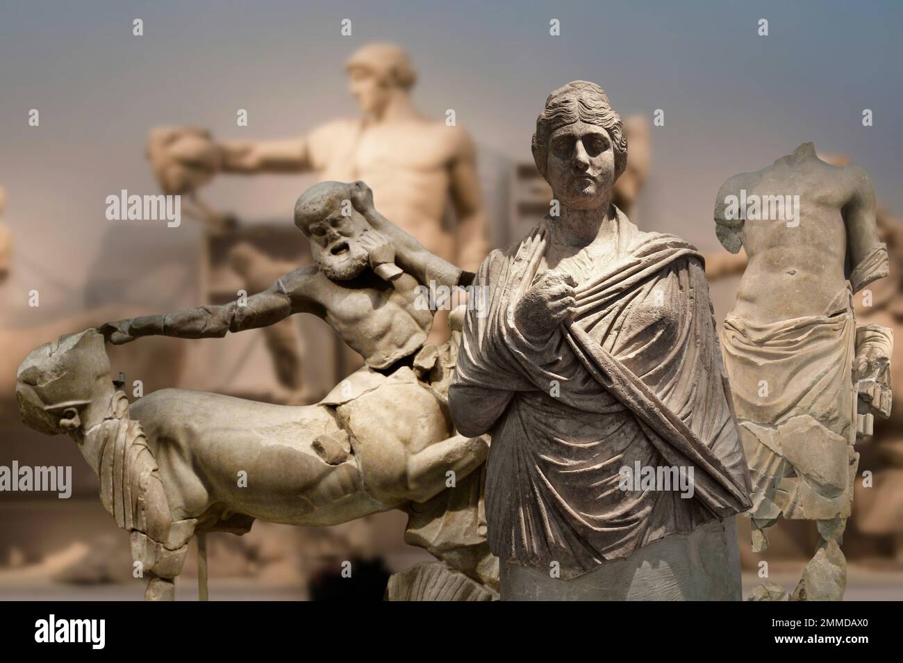 Olympia la célèbre ville ancienne de Grèce où se tiennent les Jeux