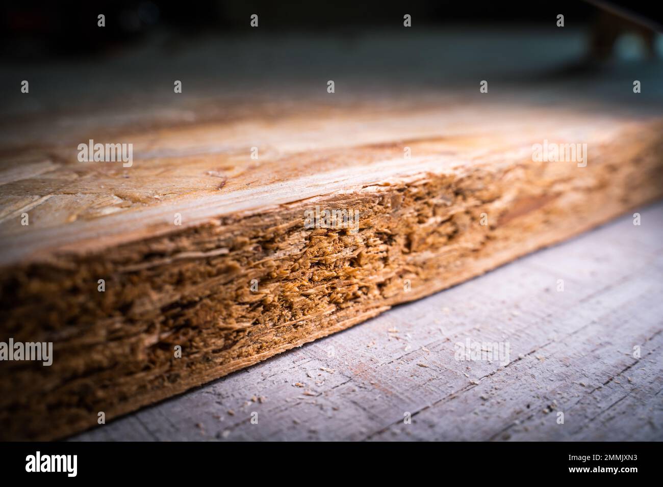 Panneau de bois OSB composé de copeaux - Naturel 21