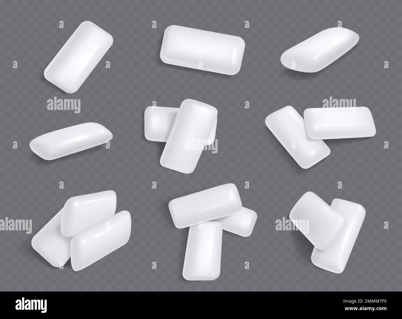 Chewing gum isolated Banque d'images vectorielles - Page 2 - Alamy