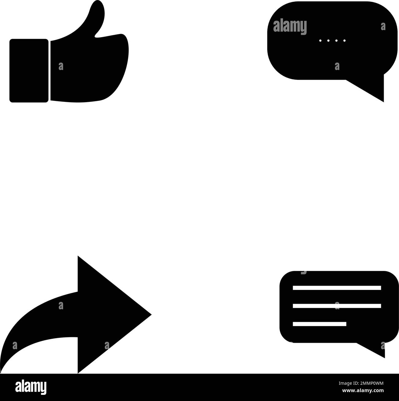 commentaire icône logo stock modèle vektor Illustration de Vecteur