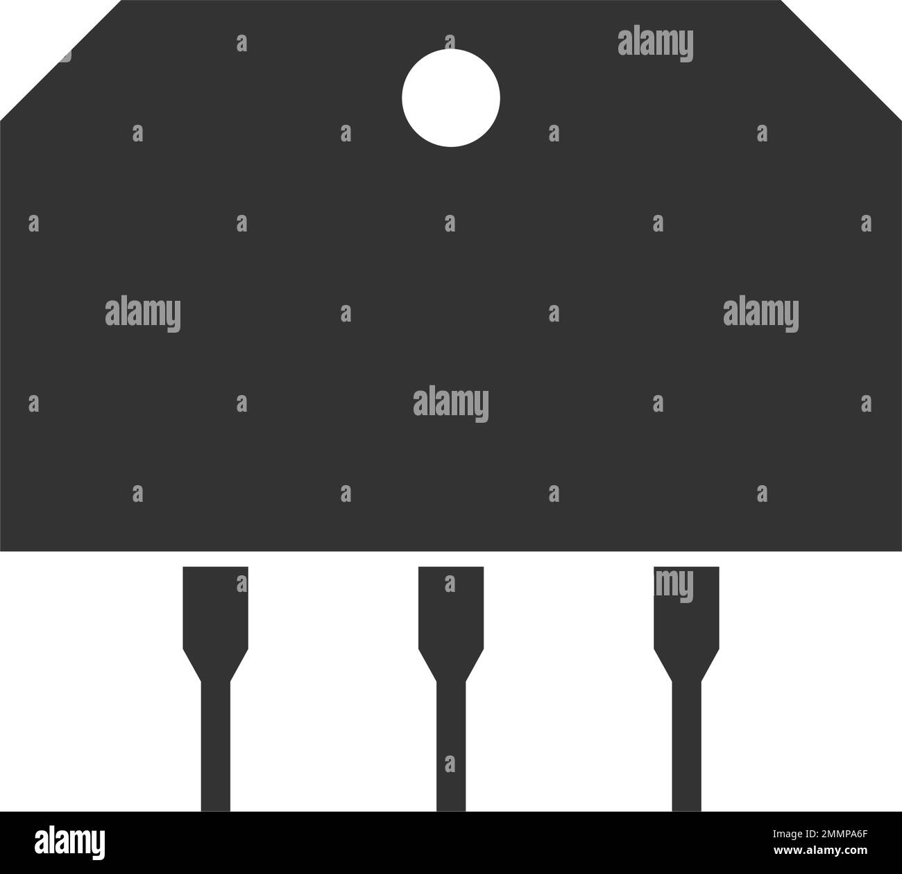 modèle vektor avec logo de diode noire Illustration de Vecteur
