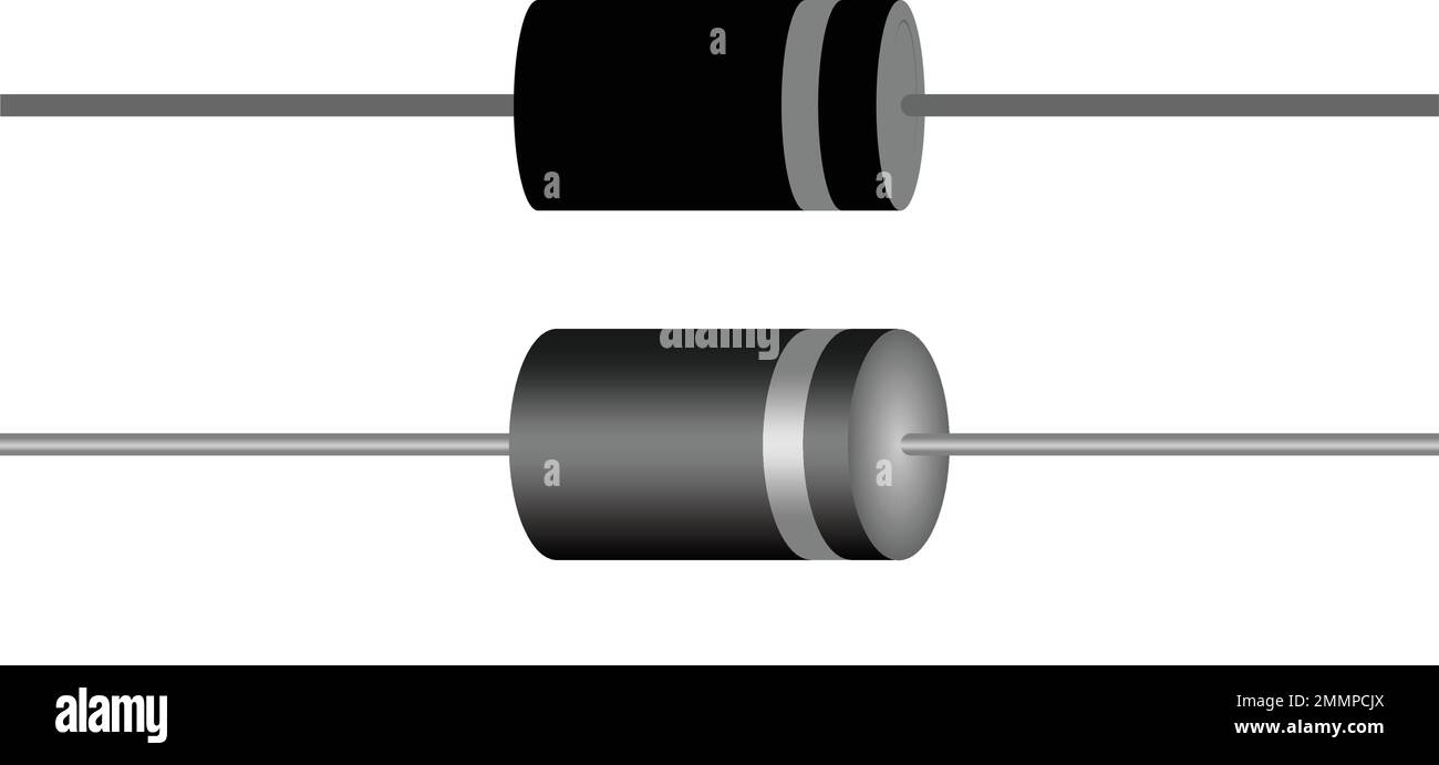 modèle vektor avec logo de diode noire Illustration de Vecteur
