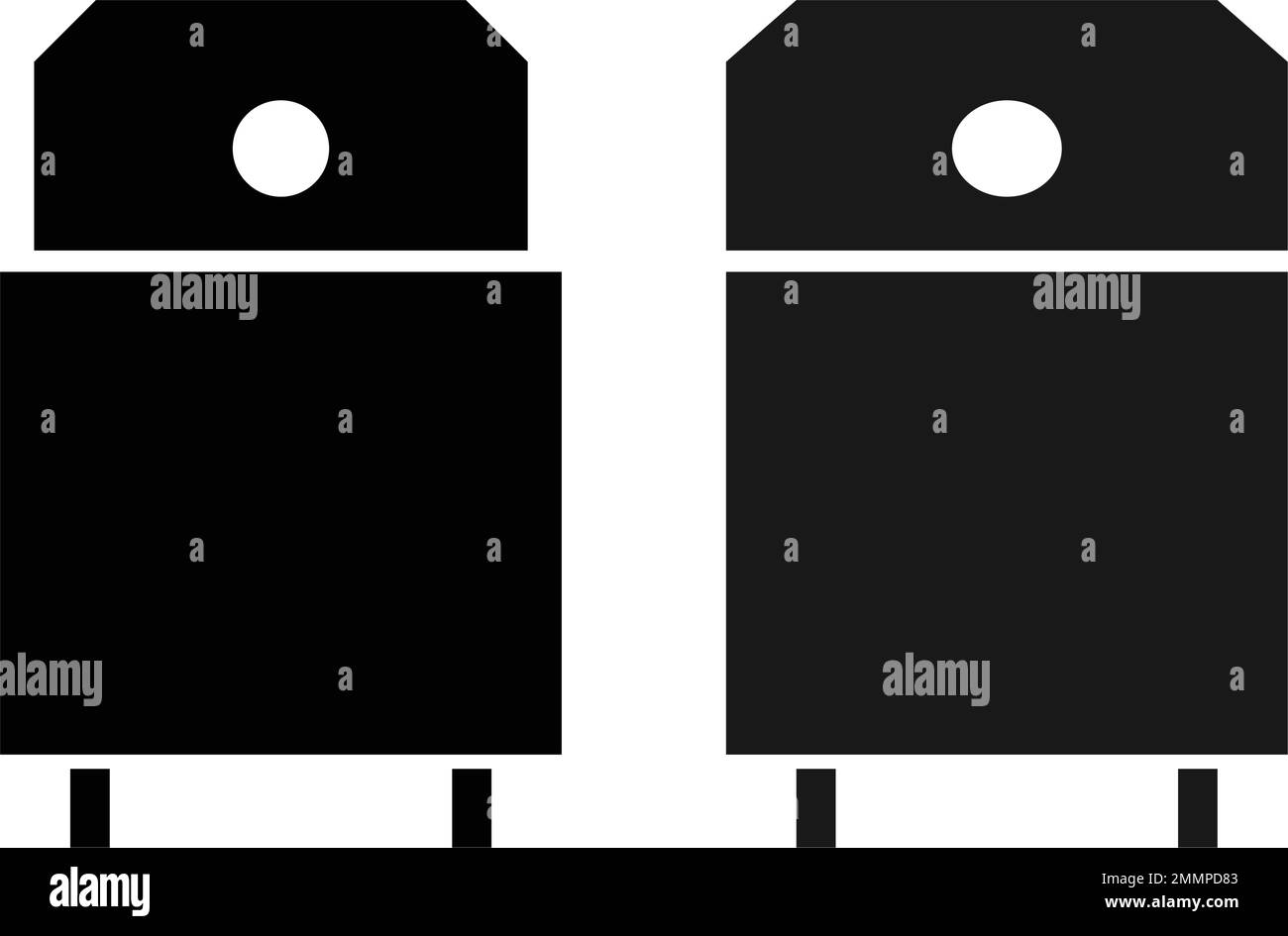 modèle vektor avec logo de diode noire Illustration de Vecteur