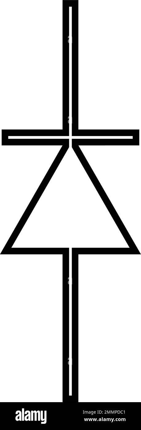 modèle vektor avec logo de diode noire Illustration de Vecteur