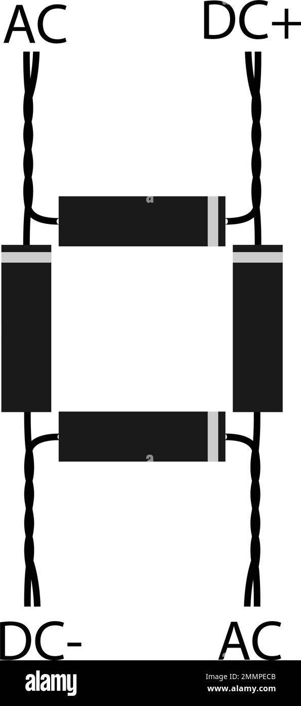 modèle vektor avec logo de diode noire Illustration de Vecteur