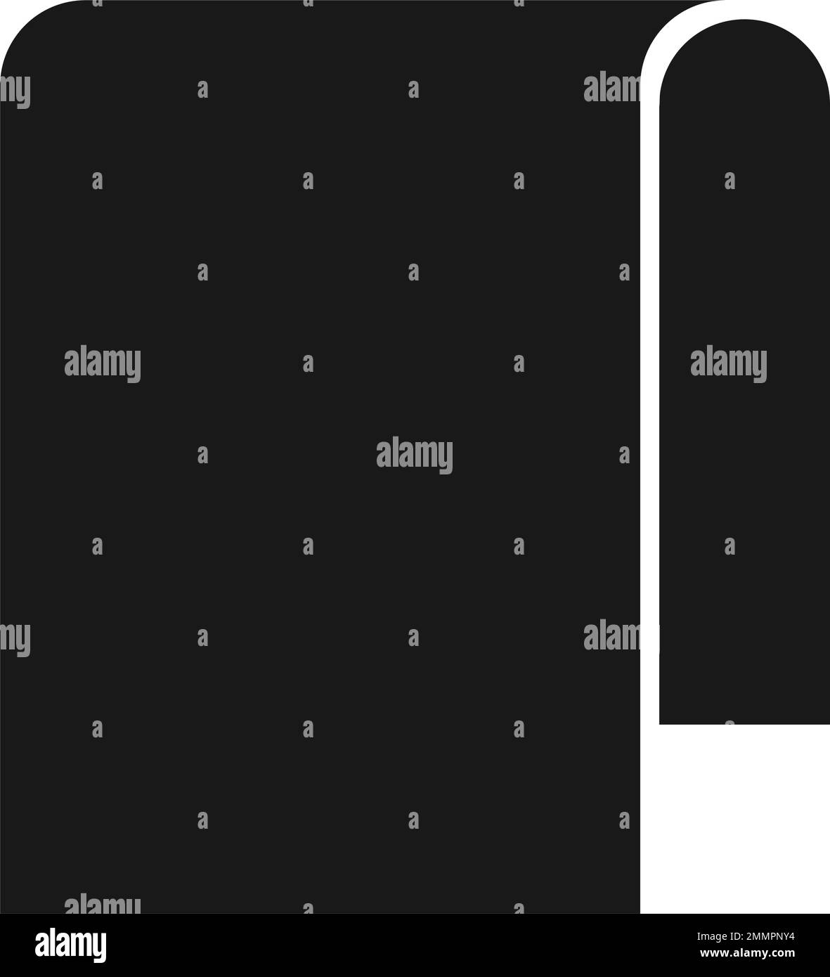 motif d'illustration représentant une serviette noire Illustration de Vecteur