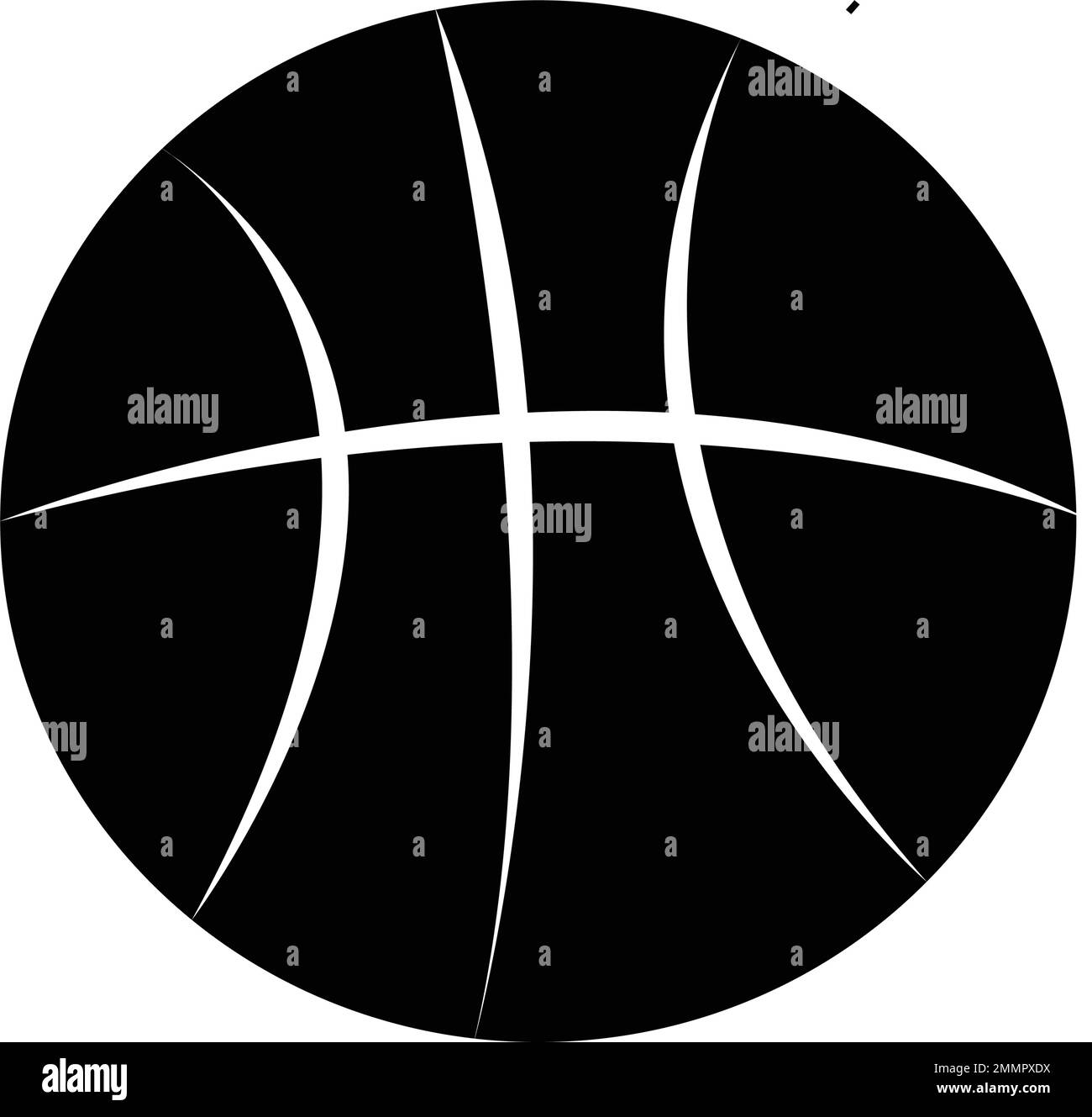 modèle de stok vektor avec logo de boule de panier Illustration de Vecteur