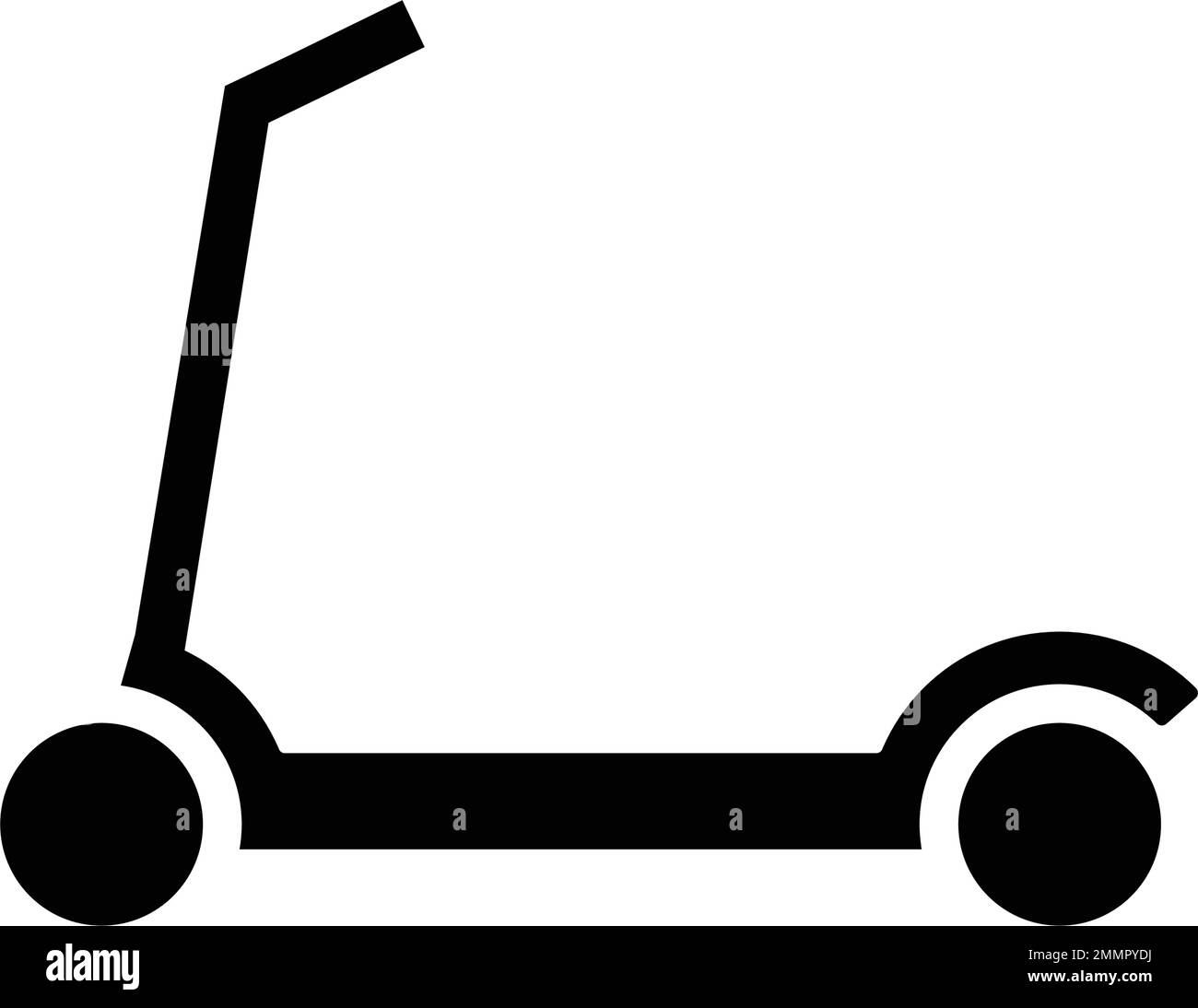 modèle de logo d'illustration de symbole de scooter Illustration de Vecteur