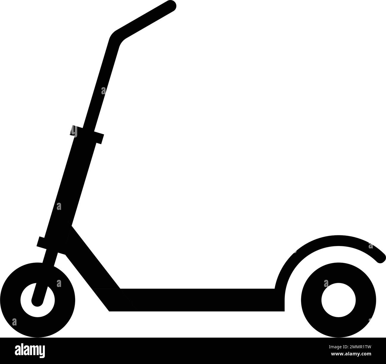 modèle de logo d'illustration de symbole de scooter Illustration de Vecteur