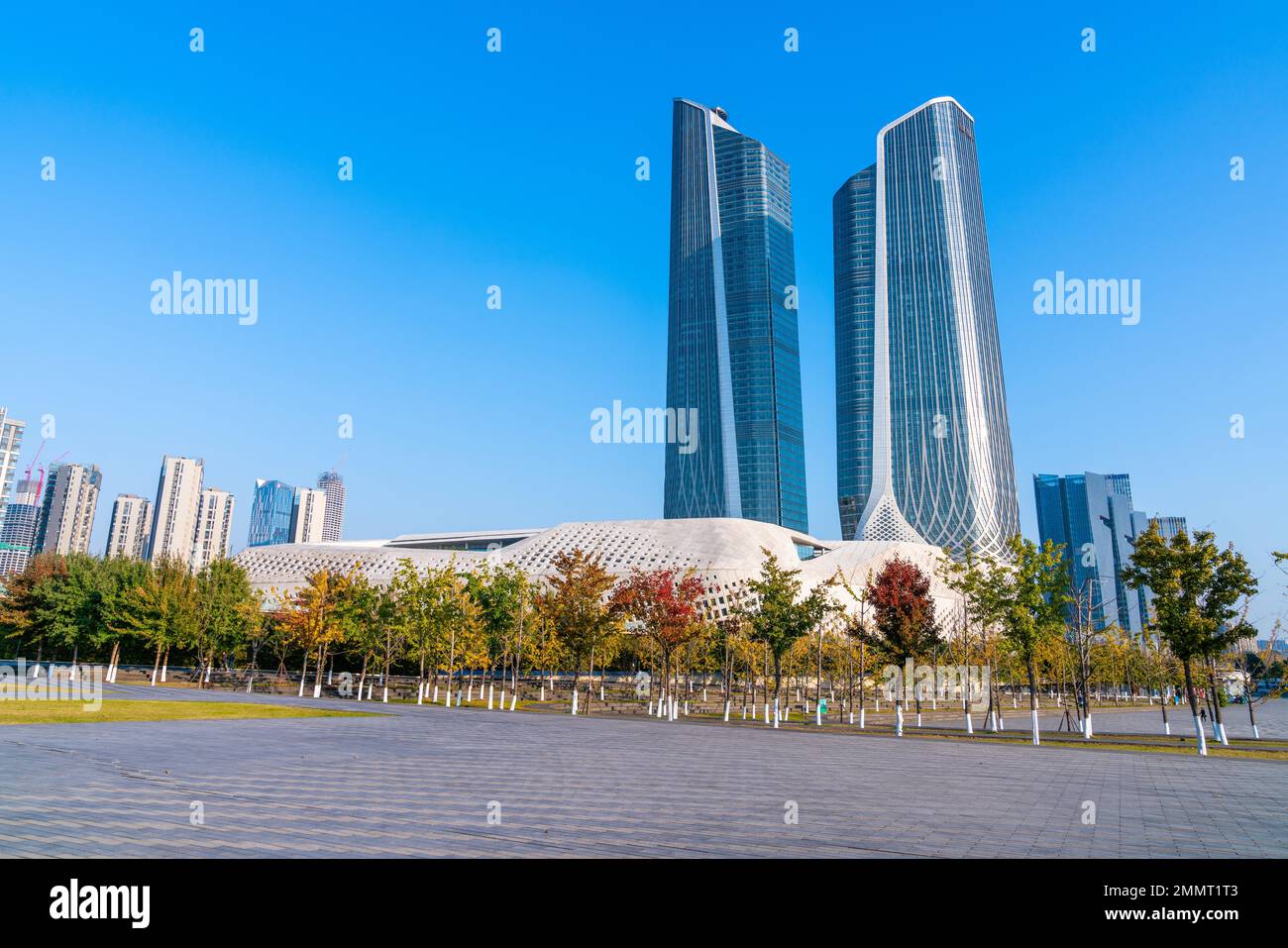 Centre international de la culture de la jeunesse de Nanjing Banque D'Images