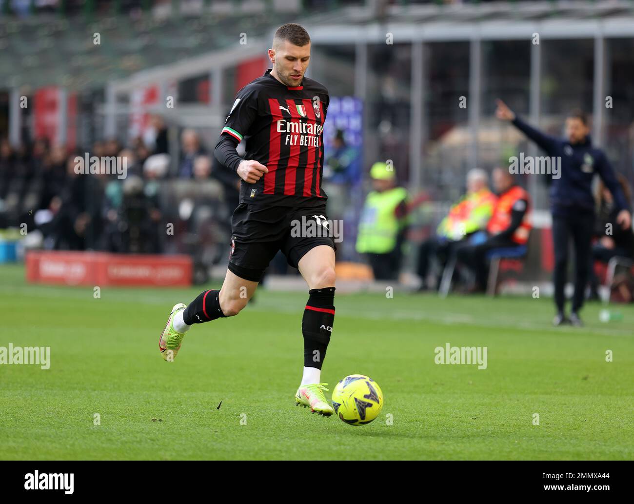 Milan, Italie. 29th janvier 2023. Milan 29 janvier 2023 Stadio G Meazza Championnat d'Italie série A Tim 2022/23 AC Milan - Sassuolo dans la photo : Ante Rebic pH Antonio Saia crédit: Christian Santi/Alay Live News Banque D'Images