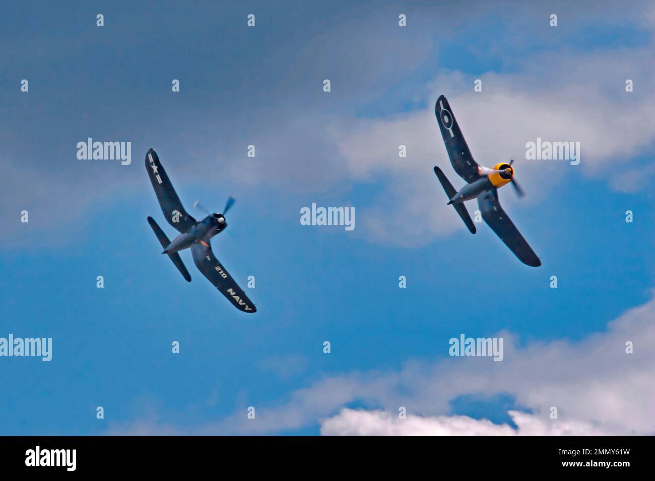 Aircraft Vought F4U-4 Corsair, Duxfrd, Royaume-Uni Banque D'Images