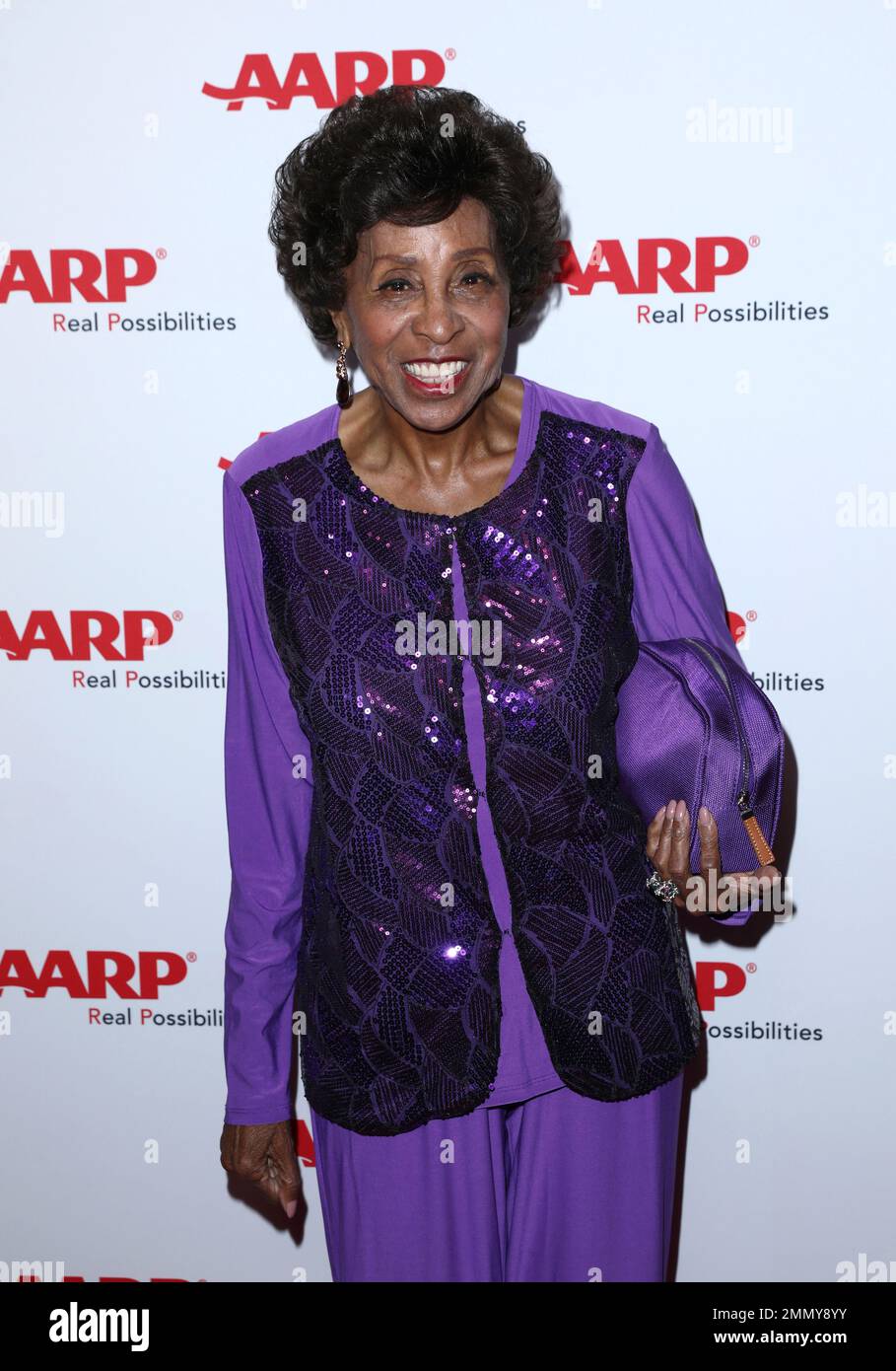 Marla Gibbs attends the first-ever AARP TV for Grownups Honors at the Sunset Tower Hotel on Tuesday, July 24, 2018 in Los Angeles. (Photo by Matt Sayles/Invision for AARP/AP Images) Banque D'Images