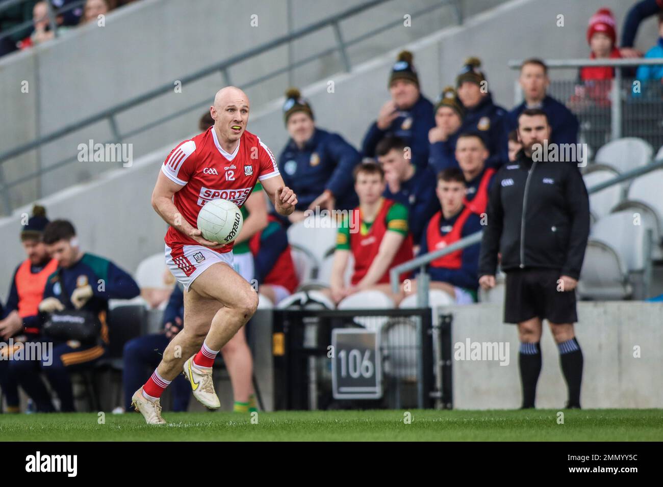 29 janvier 2023, Cork, Irlande : Brian O'Driscoll à la division Allianz football League 2 - Cork : 0-19 (19) - Meath : 3-14 (23) Banque D'Images