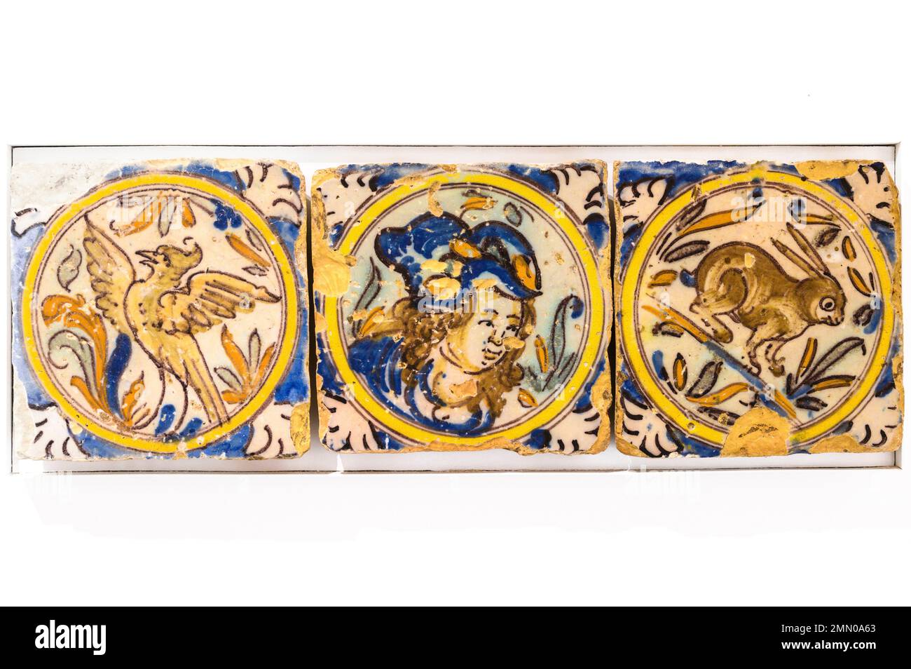 Portugal, région de l'Alentejo, ville d'Estremoz, Museuu Berardo Estremoz, musée de la céramique au Palais Tocha, céramique du 17th siècle Banque D'Images