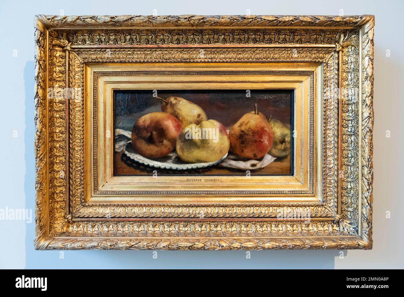 Royaume-Uni, Écosse, Glasgow, The Burrell Collection, fruits de Gustave Courbet, huile sur toile vers 1871 - 1872 Banque D'Images