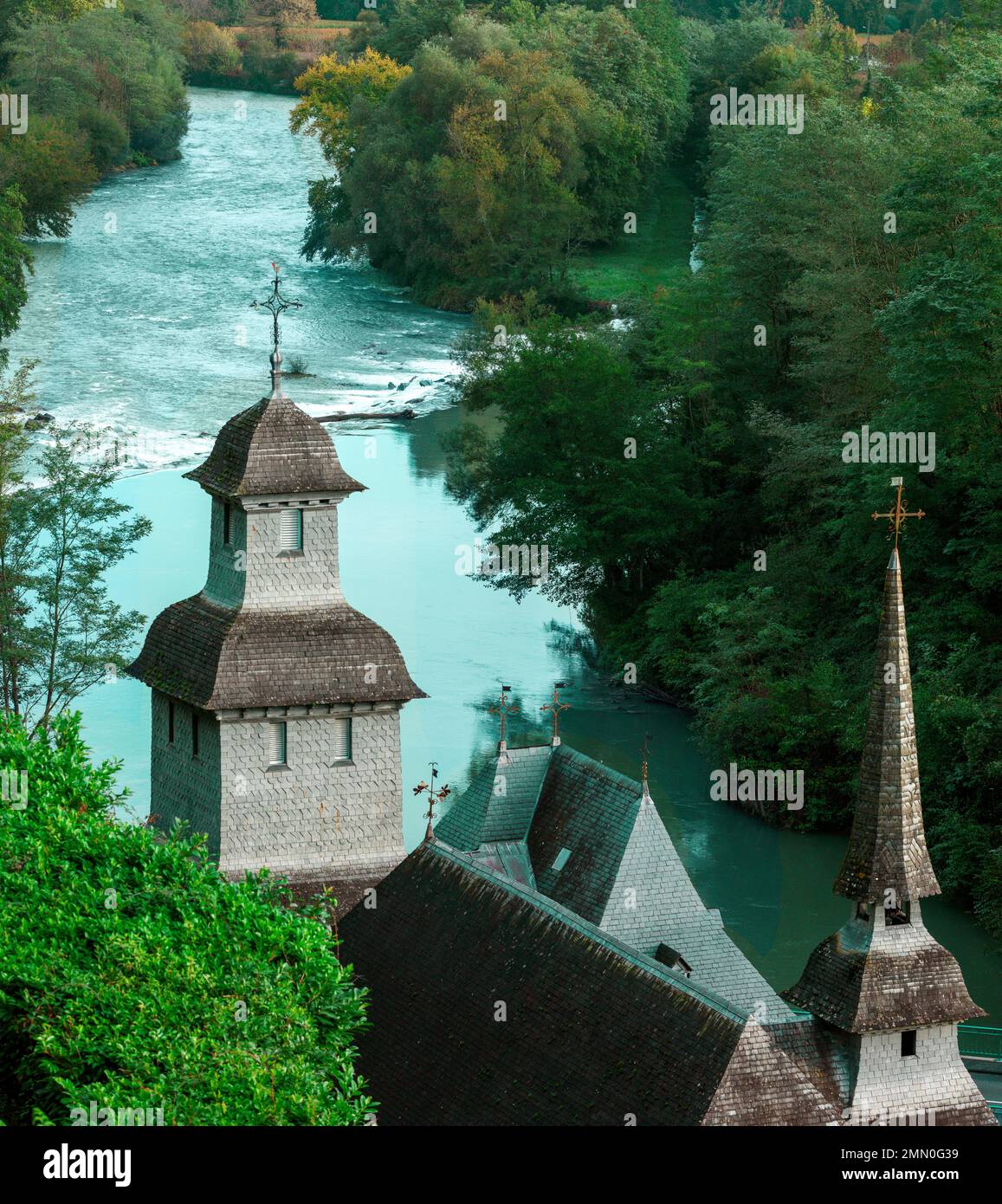 France, Pyrénées Atlantiques, Béarn, Lestelle Betharram, Sanctuaire de notre-Dame de Betharram Banque D'Images