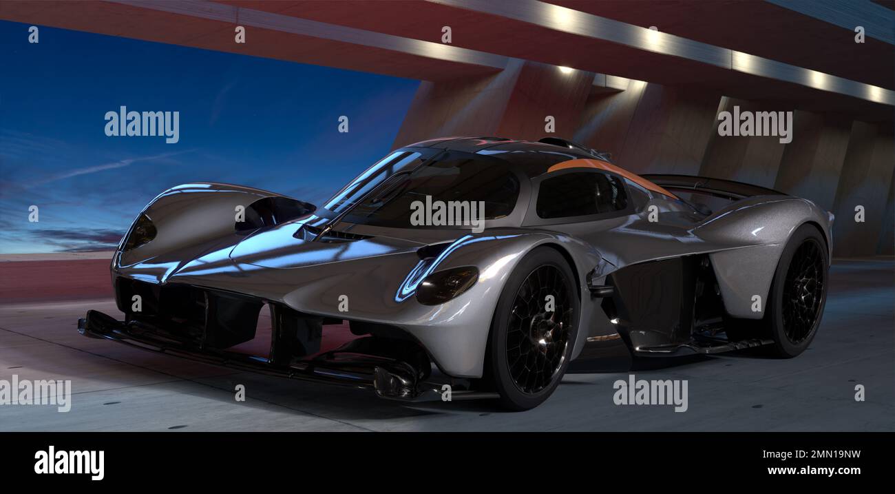 Aston Martin Valkyrie : la supercar la plus extrême à faire Banque D'Images