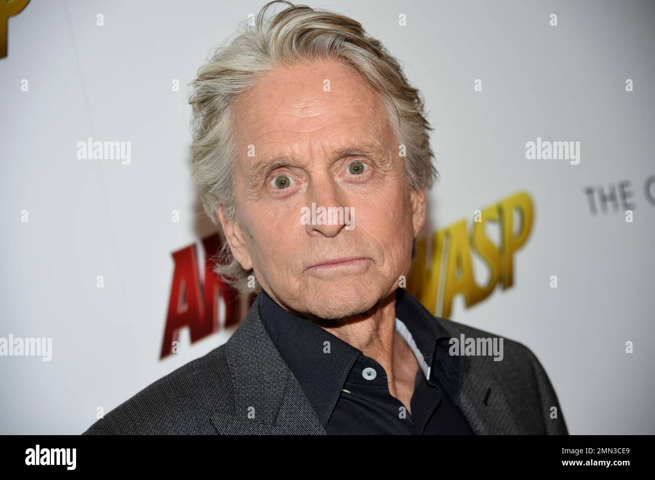 Actor Michael Douglas attends a special screening of "Ant-Man and the Wasp" at the Museum of Modern Art on Wednesday, June 27, 2018, in New York. (Photo by Evan Agostini/Invision/AP) Banque D'Images